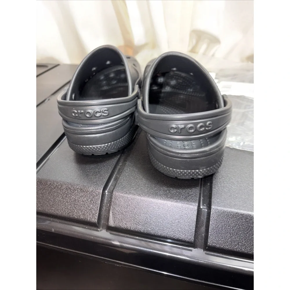 Crocs Kids Baya Clog K Kids Black Iconic Comfort Slipons Size Youth US C13- NWT